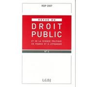 REVUE DU DROIT PUBLIC N 5-2005 COLLECTIF (Auteur)