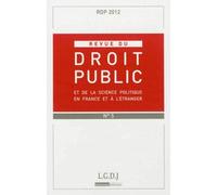 Revue Du Droit Public N 5 2012
