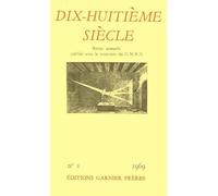 Revue du XVIIIe siècle, numéro 1, 1969
