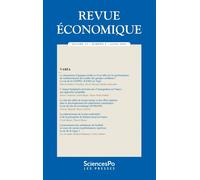 Revue Economique T73-4 - Collectif - Presses De Sciences Po - broché - Revue