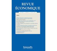 Revue économique T75-4 - Collectif - Presses De Sciences Po - broché - Revue
