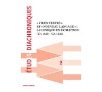 Revue Etudes Diachroniques Numero 2 - 2024
