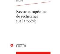Revue européenne de recherches sur la poésie Giovanni Dotoli (Collection dirigée par), Collectif (Auteur)