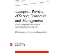 Revue Européenne d'Économie et Management des Services Philippe Batifoulier (Editeur du volume), Nicolas Da Silva (Editeur du volume), Samira Guennif (Editeur du volume), Benoît Desmarchelier (Collect