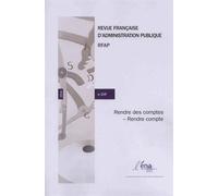 Revue Française D'administration Publique N°159/2016 - La Qualité De La Justice Administrative