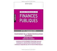Revue française de Finances Publiques 171/2025