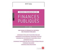 Revue Française De Finances Publiques 174/2026