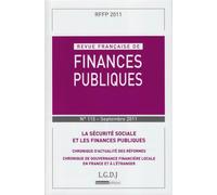 Revue française de finances publiques n 115 2011 - Collectif - Lgdj - broché - Revue