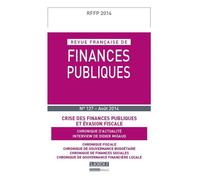 Revue française de finances publiques n 127 - 2014 Collectif (Auteur)