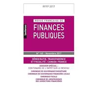 REVUE FRANÇAISE DE FINANCES PUBLIQUES N 140 - 2017