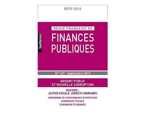 Revue Française de Finances Publiques N°147 - septembre 2019