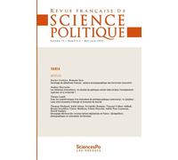Revue Française de Science Politique T72-3 - Collectif - Presses De Sciences Po - broché - Revue