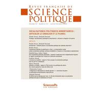 Revue française de science politique T73-4/5 - Socialisation