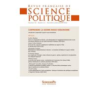 Revue française de science politique T73-6 - Comprendre la g - Collectif - Presses De Sciences Po - broché - Revue