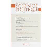 Revue française de science politique, Volume 60 N° 3, Juin :