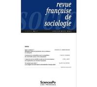 Revue francaise de sociologie T62-1 Collectif (Auteur)