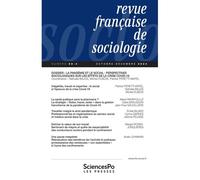 Revue française de sociologie T65-4 - Collectif - Presses De Sciences Po - broché - Revue