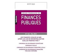 Revue française des finances publiques n°162-2023: Les finances locales 40 ans après les lois de décentralisation. Quelles perspectives ?
