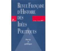 Revue française d'histoire des idées politiques - 26 Tome 26 - Collectif - Revue Francaise Histoire Idees Po - broché - Revue