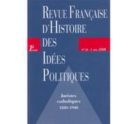 Revue française d'histoire des idées politiques - 28 - Collectif - Revue Francaise Histoire Idees Po - broché - Revue