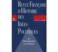 Revue française d'histoire des idées politiques - 30 Guillaume Bacot (Direction)