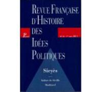 Revue française d'histoire des idées politiques n 33 1er semestre 2011