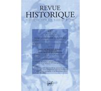 Revue historique 2006, n° 637 Tome 637 - Collectif - Puf - broché - Revue