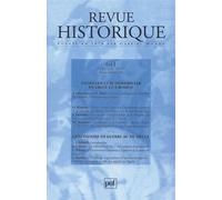 Revue historique 2007, n° 641 S'habiller et se déshabiller en Grèce et à Rome (I) - Collectif - Puf - broché - Revue