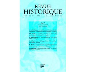 Revue historique 2008, n° 647