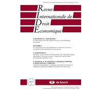 Revue internationale de droit economique 2013/3