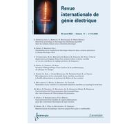 Revue internationale de genie electrique rs serie rige vol. - Collectif - Hermes Science Publications - broché - Livre