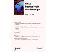 Revue internationale de geomatique vol 14 n 1 2004 - Collectif - Hermes Science Publications - broché - Livre