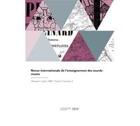 Revue internationale de l'enseignement des sourds-muets - Collectif - Hachette Bnf - broché - Livre