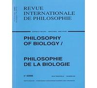Revue internationale de philosophie 2001-1 nø215