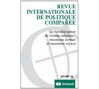 REVUE INTERNATIONALE DE POLITIQUE COMPAREE 2009/1 VOLUME 16