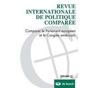 REVUE INTERNATIONALE DE POLITIQUE COMPAREE VOLUME 21 2014/3