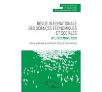 Collectif – Revue internationale des sciences économiques et sociales – N°1, décembre 2020 – Broché