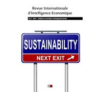 Revue internationale d'intelligence économique 9-1/2017: Intelligence économique et développement durable