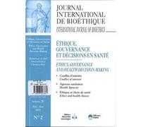 Revue jib 2 2014 ethique gouvernance et decisions en sante EDITIONS ESKA (Auteur)