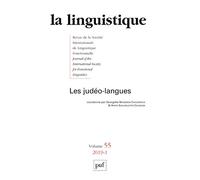 Revue La Linguistique N.1 - Les Judeo-Langues (5e Édition)