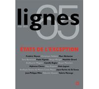 Revue Lignes N°65 Etats de l'exception - Michel Surya - Nouvelles Editions Lignes - broché - Revue