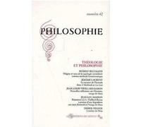 Philosophie 42 Theologie Et Philosophie