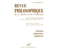 Revue philosophique 2014, t. 139 (2) Spinoza Schelling Nishitani - Collectif - Puf - broché - Revue