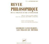 Revue philosophique 2020, t. 145 (1) Collectif (Auteur)