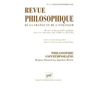 Revue philosophique 2022, t. 147(3): Miscellanea