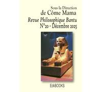 Revue philosophique Bantu, décembre 2025, numéro 20