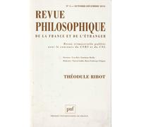 Revue Philosophique De La France Et De L'étranger N4 Oct-Déc 2016