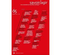 Revue Savoir/Agir N° 65