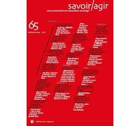 Revue Savoir/Agir n° 65