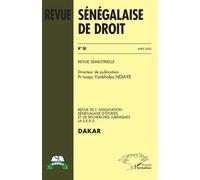 Revue Sénégalaise de Droit N° 38